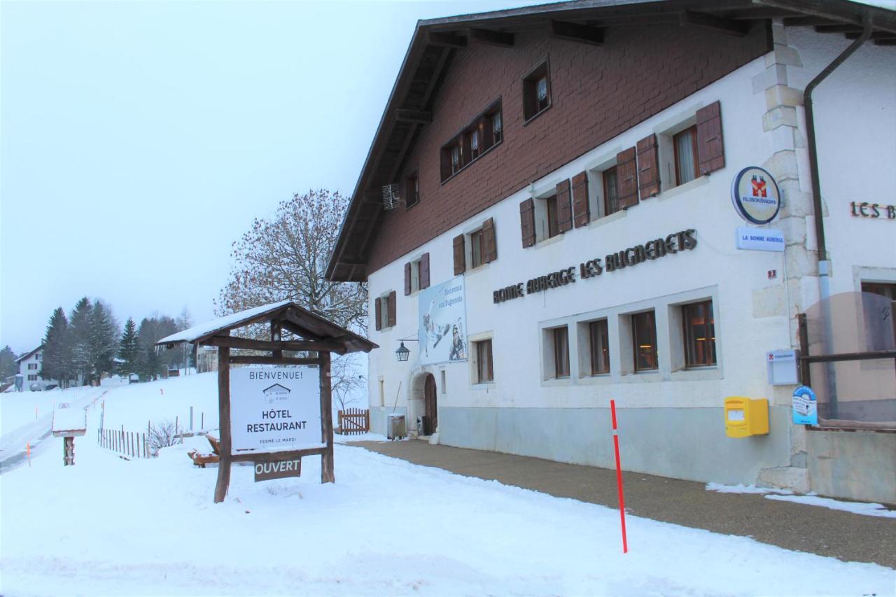 Bonne Auberge Les Bugnenets Le Paquier  Exteriör bild